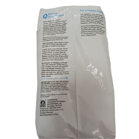 9 Dog Diapers SMALL Female In Heat Leak Dogs 8-15 Lbs Guard Disposable Open Box - Picture 10 of 10